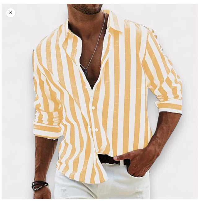 Men's Striped Summer Shirt