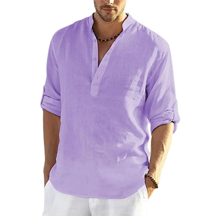 Men's Stand Collar Shirt