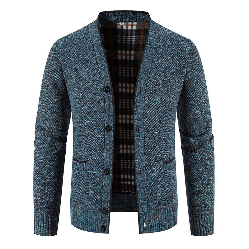 Men's Solid Knit Cardigan