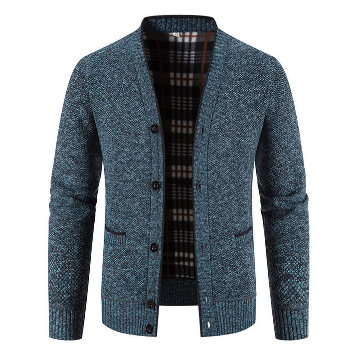 Men's Solid Knit Cardigan