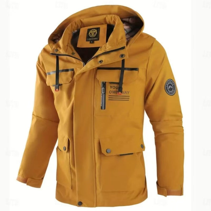 Men's Flared Hooded Jacket