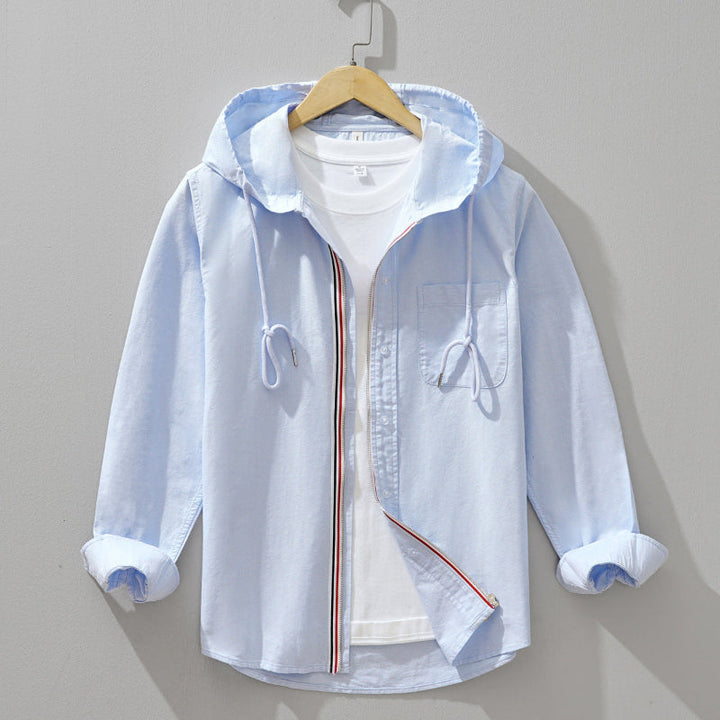 Men's Linen Blend Hoodie