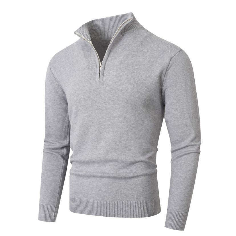 Men's Half Zip Knit Sweater