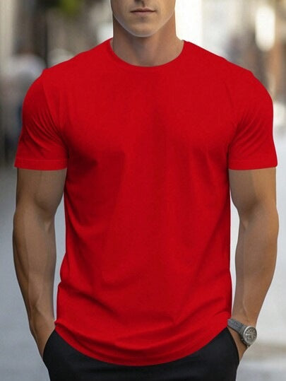 Men's Basic Crew Neck T-Shirt