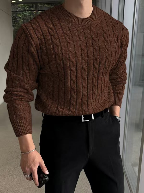 Men's Twisted Knit Sweater