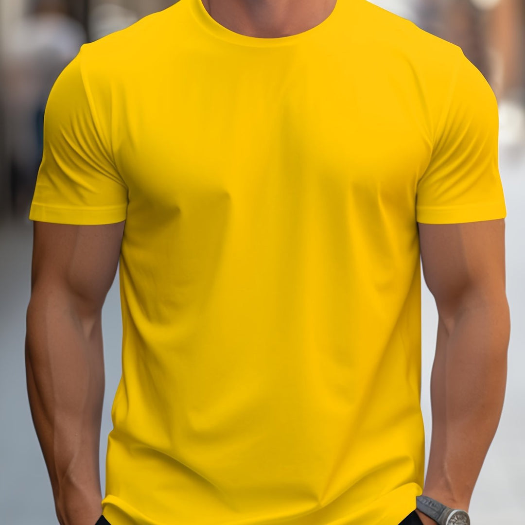 Men's Basic Crew Neck T-Shirt