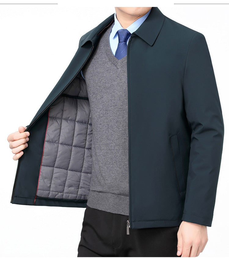 Men's Thick Lapel Jacket