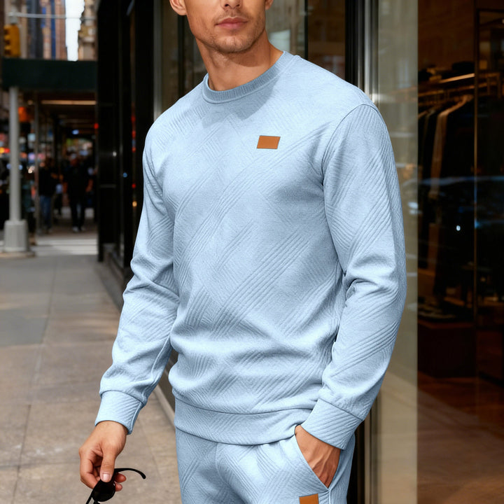 Men's Heavyweight Jacquard Sweatshirt