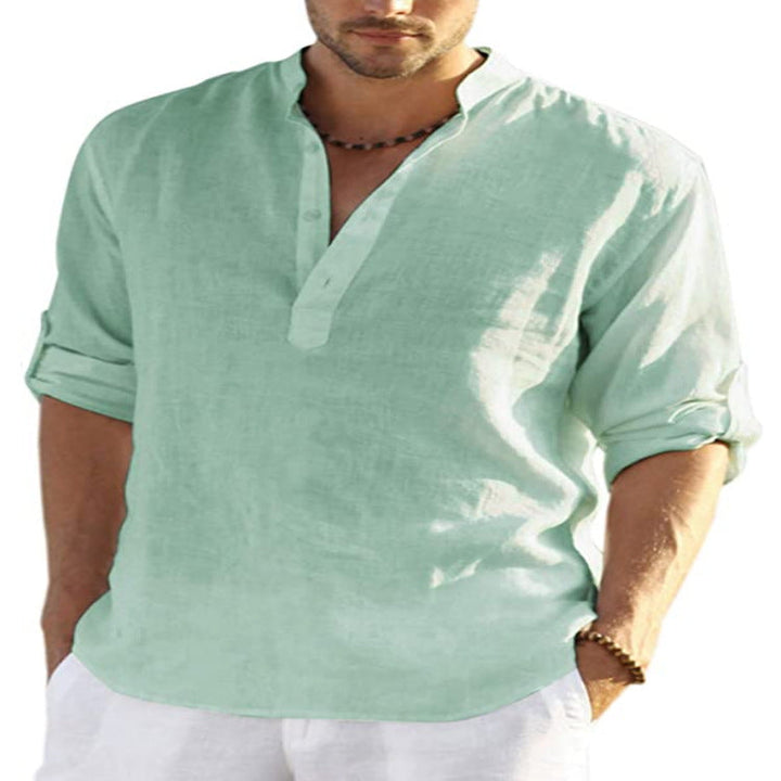 Men's Stand Collar Shirt