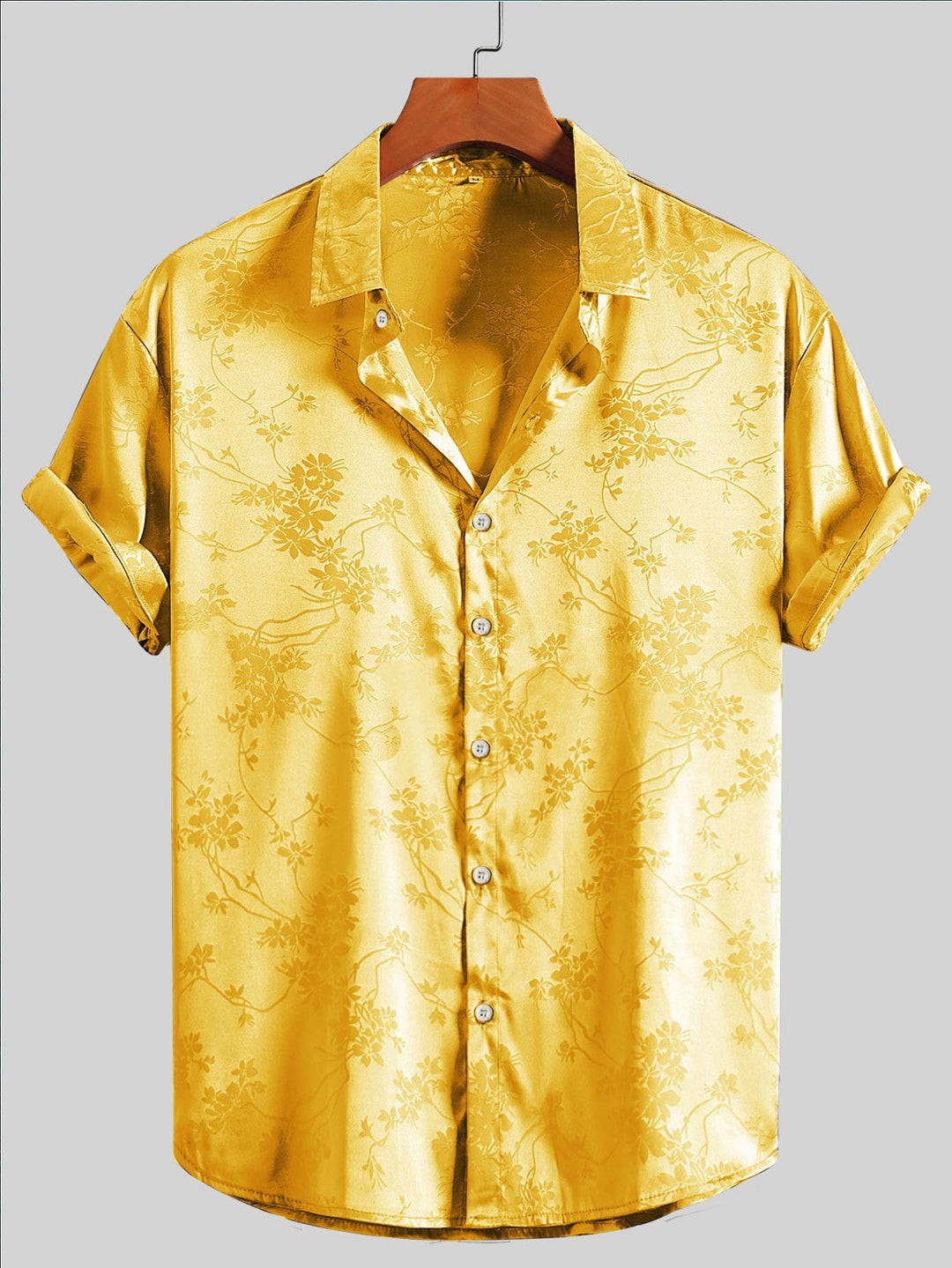 Men's Floral Short Sleeve Shirt