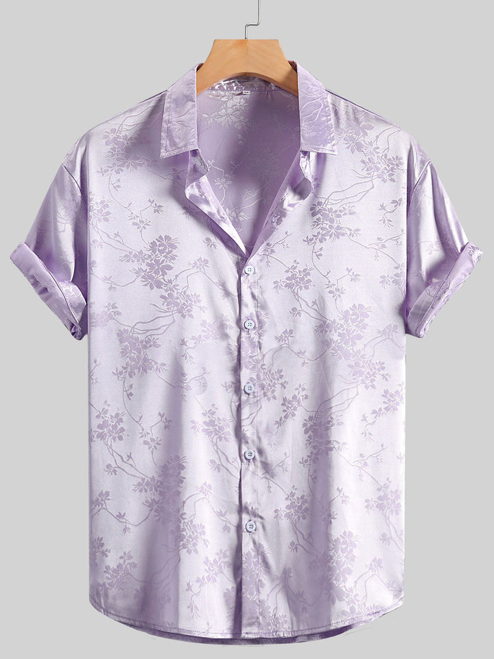 Men's Floral Short Sleeve Shirt