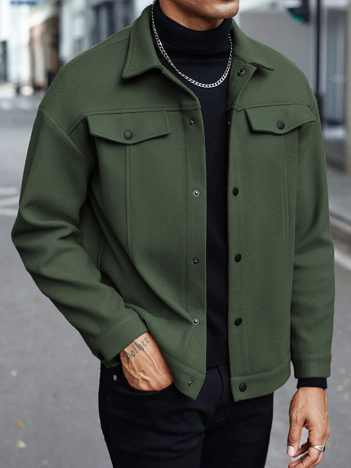 Men's Button-Front Jacket