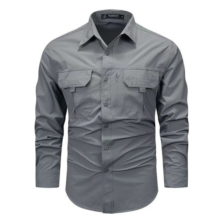 Men's Long Sleeve Cargo Shirt