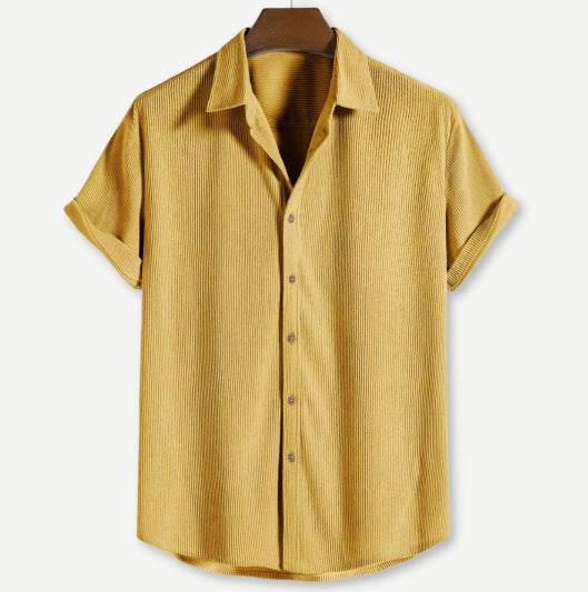 Men's Short Sleeve Cuban Shirt