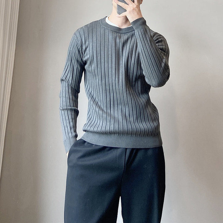 Men's Round Neck Knit Sweater