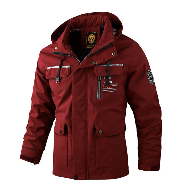 Men's Flared Hooded Jacket