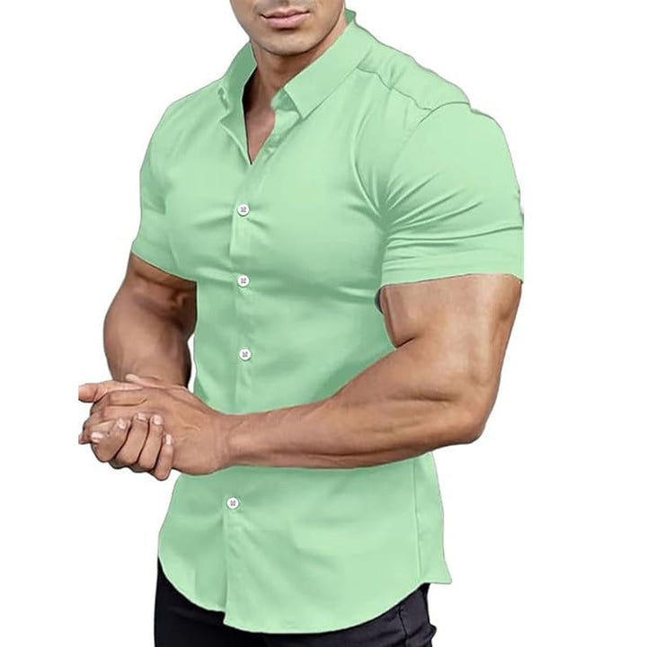 Men's Solid Color Shirt