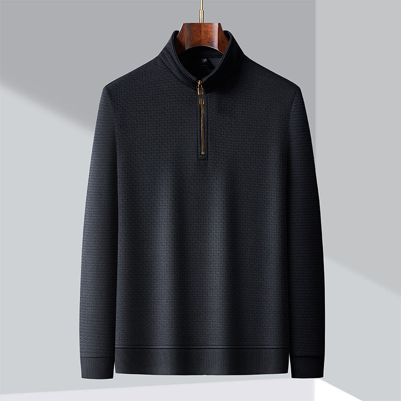 Men's Silk Quarter Zip PUllover
