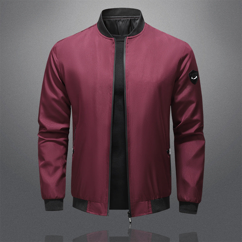 Men's Baseball Zipper Jacket
