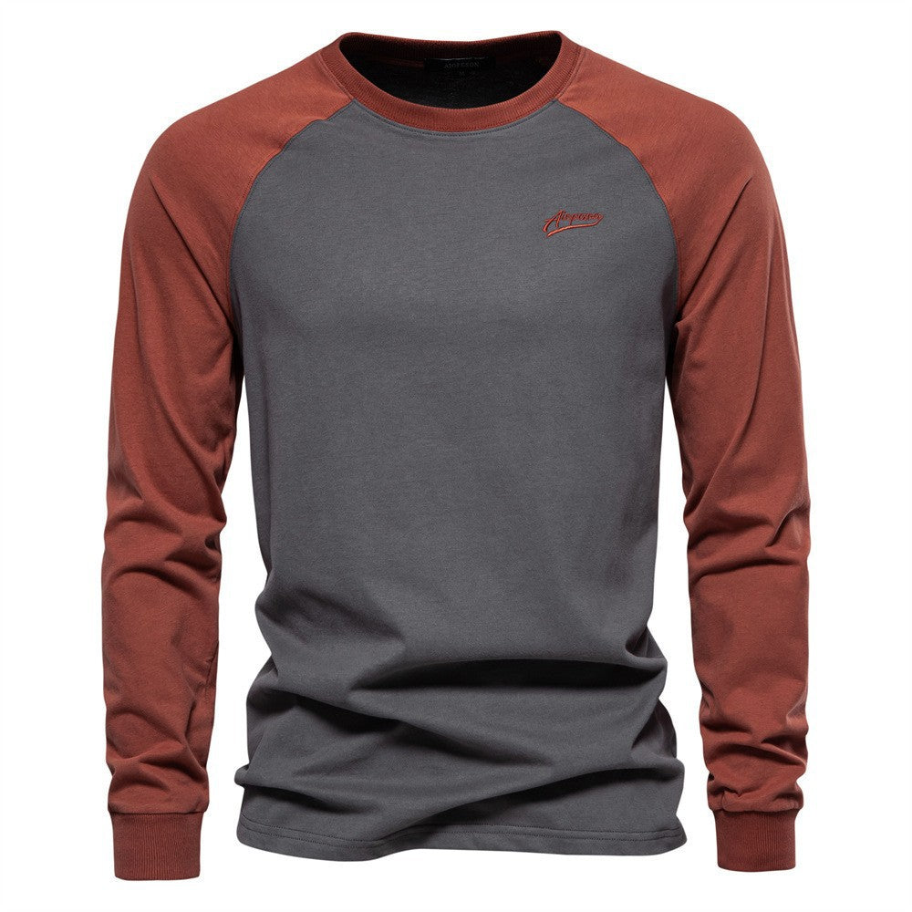 Men's Contrast Raglan Shirt