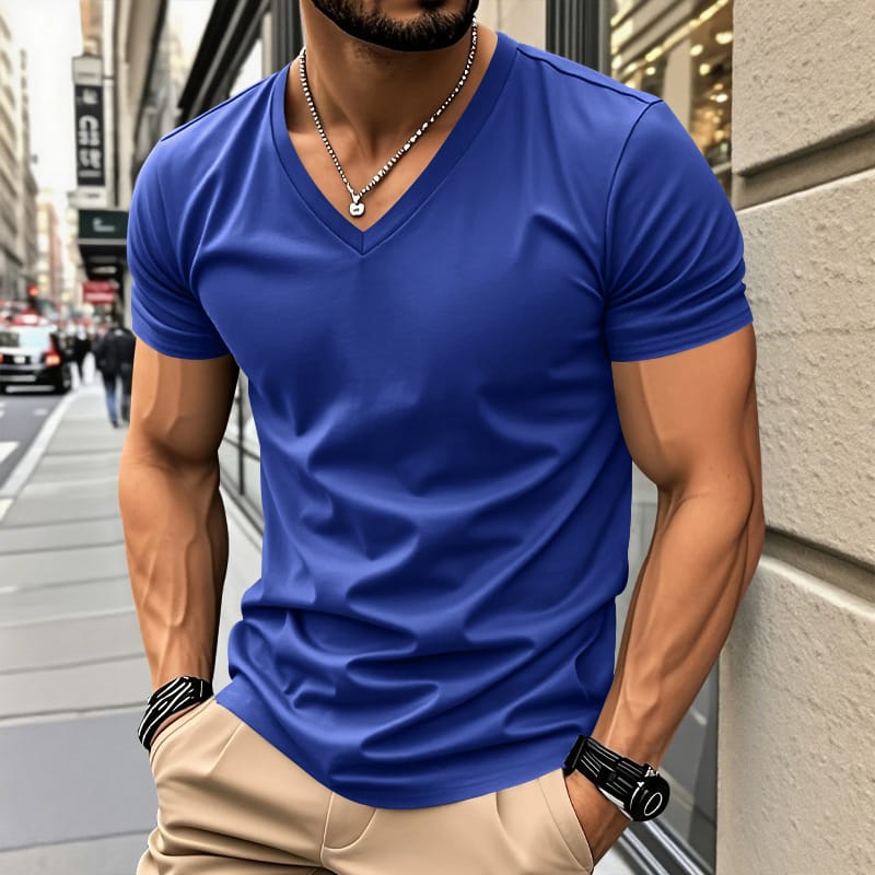 Men's V Neck T-Shirt