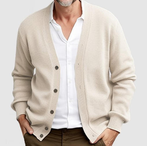 Men's Knit Stand Collar Blazer