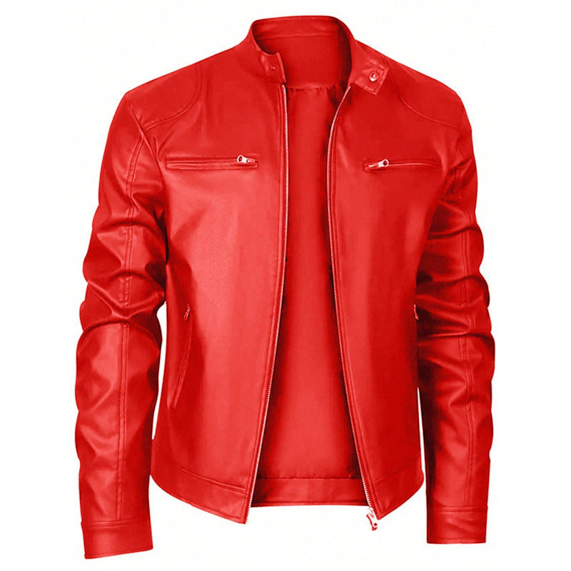 Men's Stand Collar Zip Coat