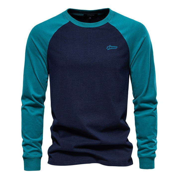 Men's Contrast Raglan Shirt