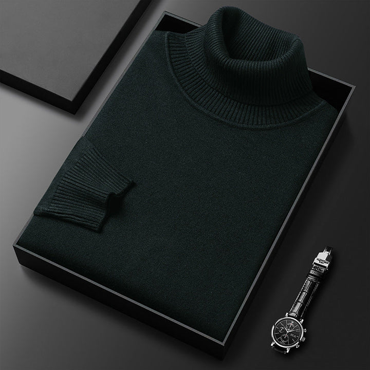 Men's Ribbed Turtleneck Sweater