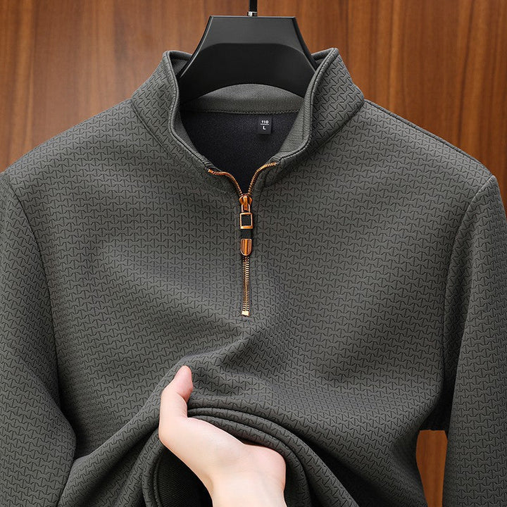 Men's Silk Quarter Zip PUllover
