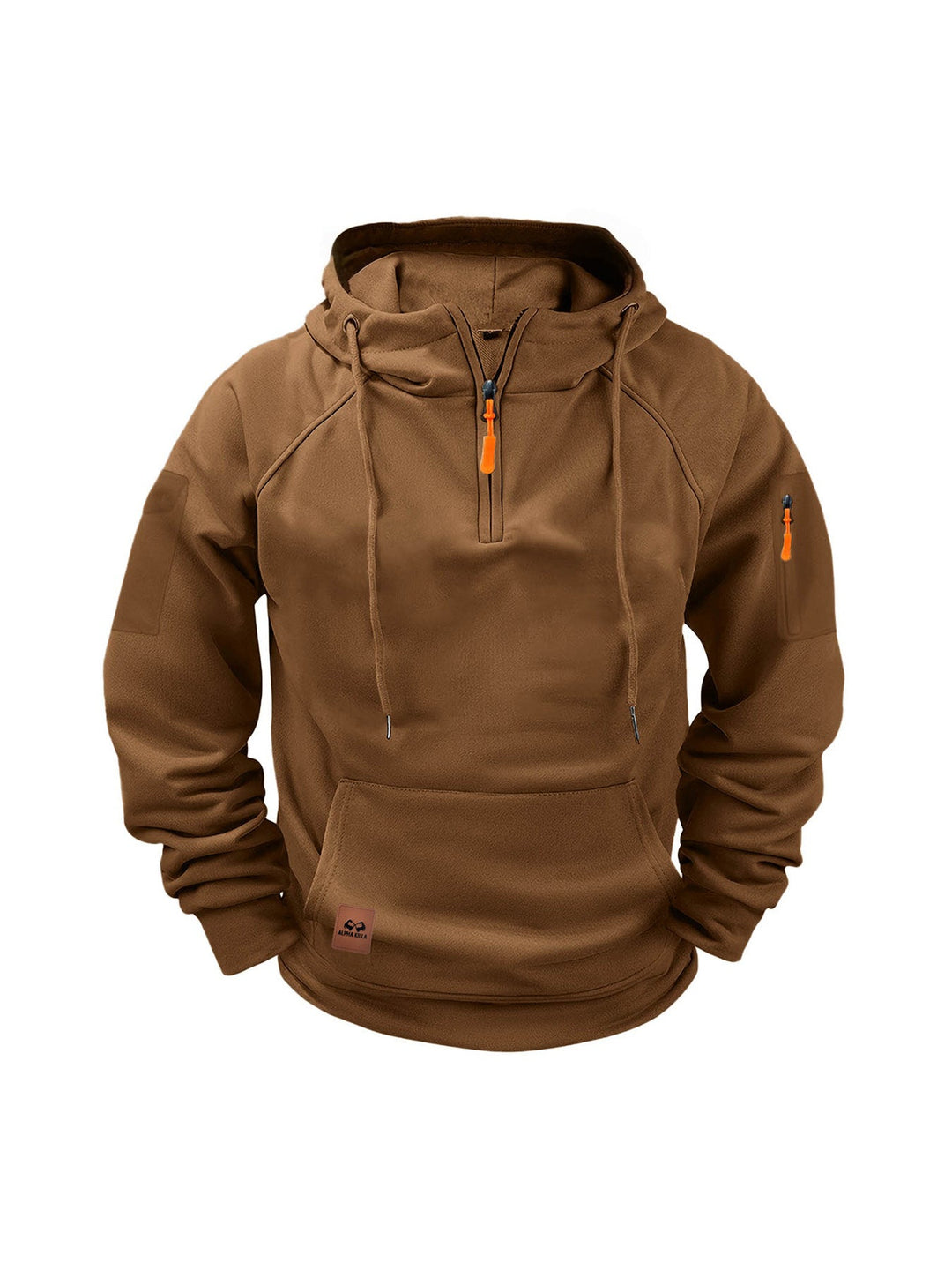 Men's Half Zip Hooded Sweatshirt