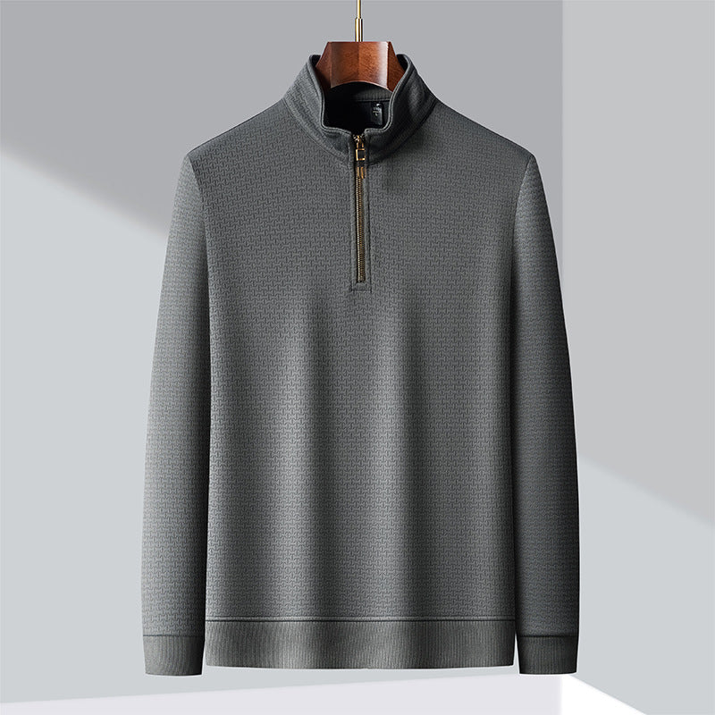 Men's Silk Quarter Zip PUllover