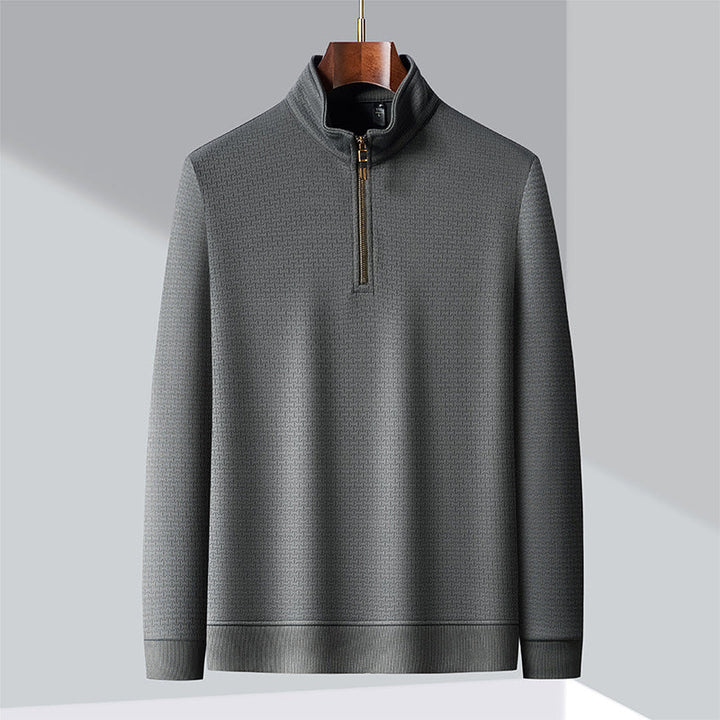 Men's Silk Quarter Zip PUllover