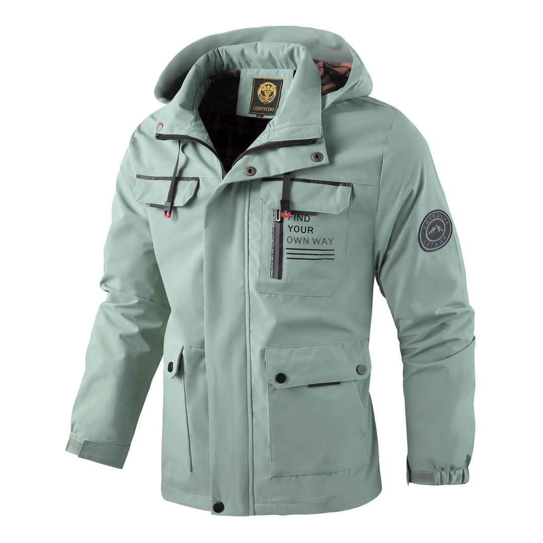 Men's Flared Hooded Jacket
