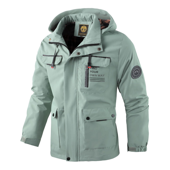 Men's Flared Hooded Jacket