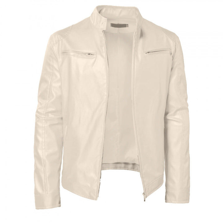 Men's Zip Motorcycle Jacket