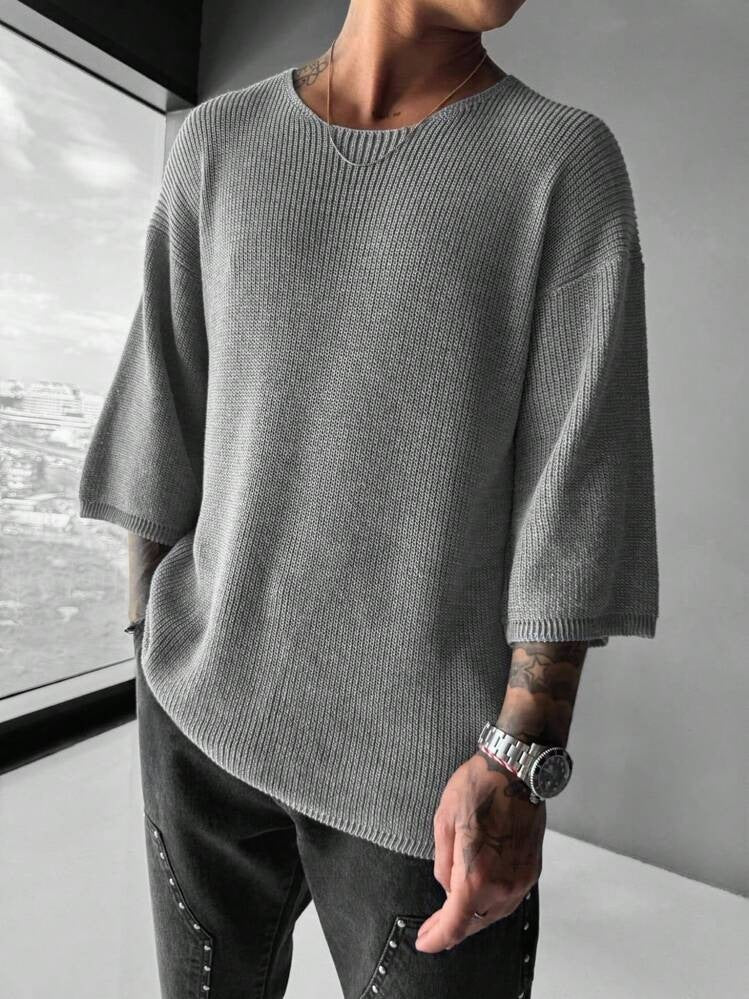 Men's Textured Knit PUllover