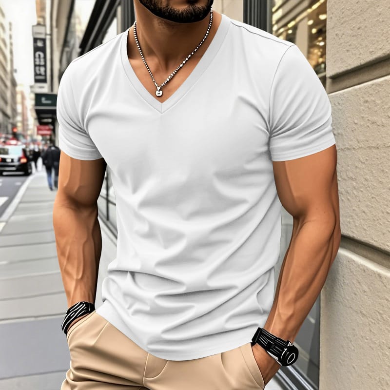 Men's V Neck T-Shirt