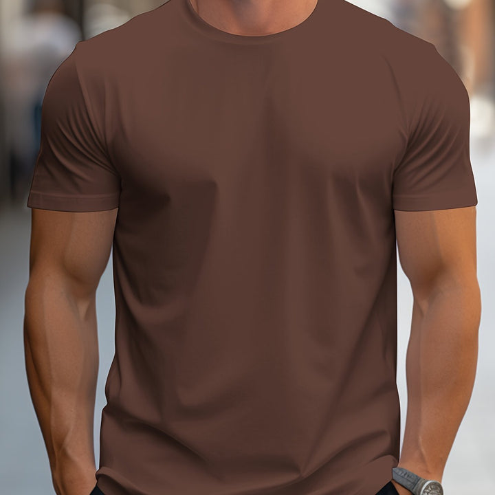 Men's Basic Crew Neck T-Shirt