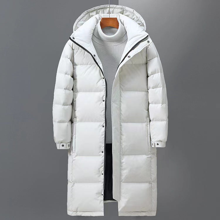 Men's Long Hooded PUffer Coat