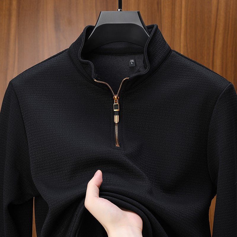 Men's Silk Quarter Zip PUllover