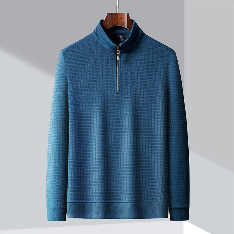 Men's Silk Quarter Zip PUllover