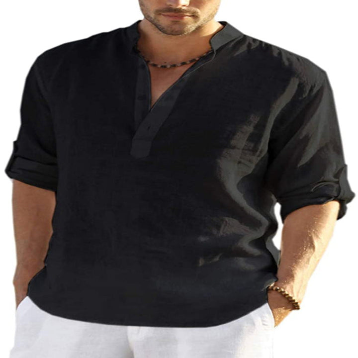 Men's Stand Collar Shirt