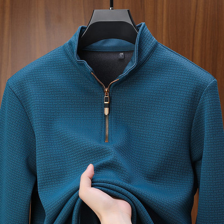 Men's Silk Quarter Zip PUllover
