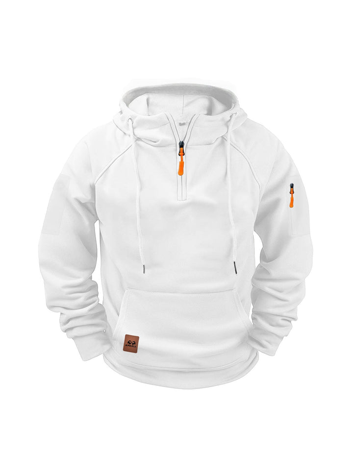 Men's Half Zip Hooded Sweatshirt