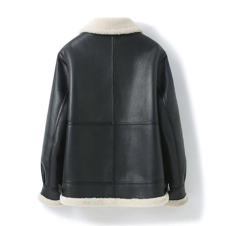 Aurell Shearling Aviator Jacket