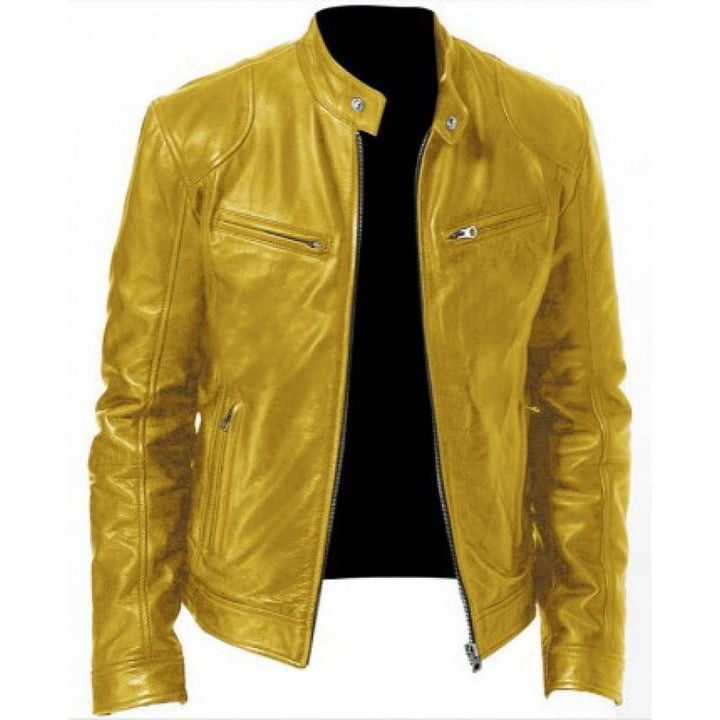 Men's Zip Motorcycle Jacket