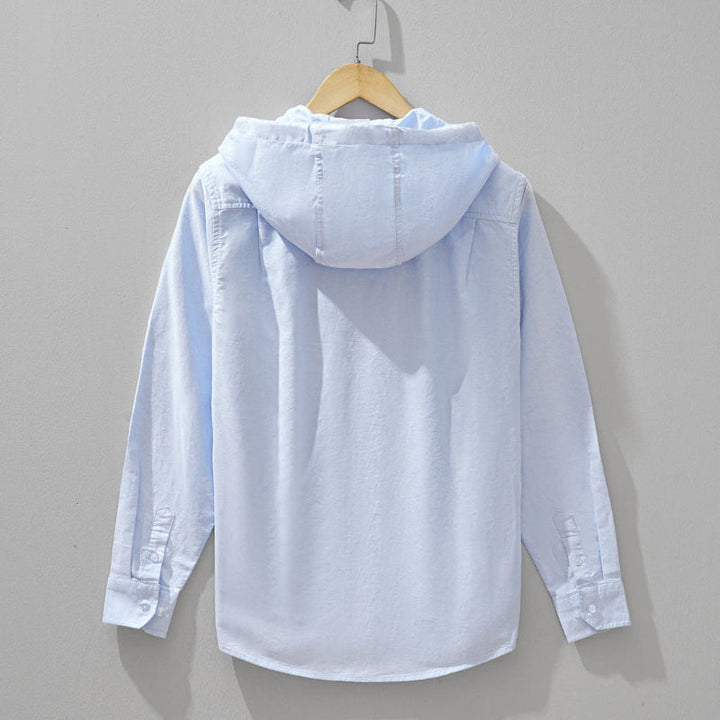 Men's Linen Blend Hoodie