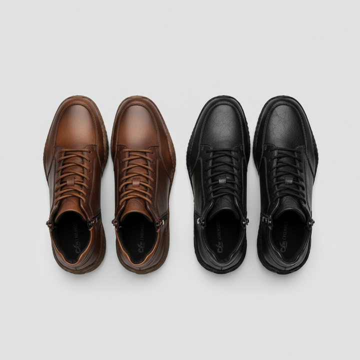Men's Rugged Leather Boots