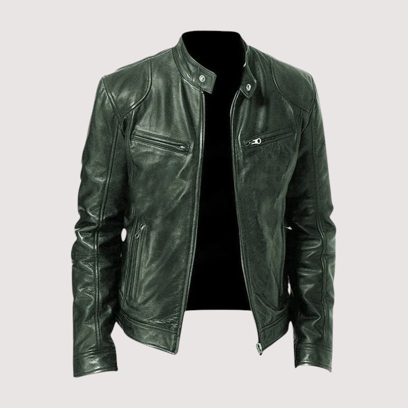 Men's Faux Leather Jacket